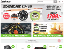 Tablet Screenshot of fishline.se